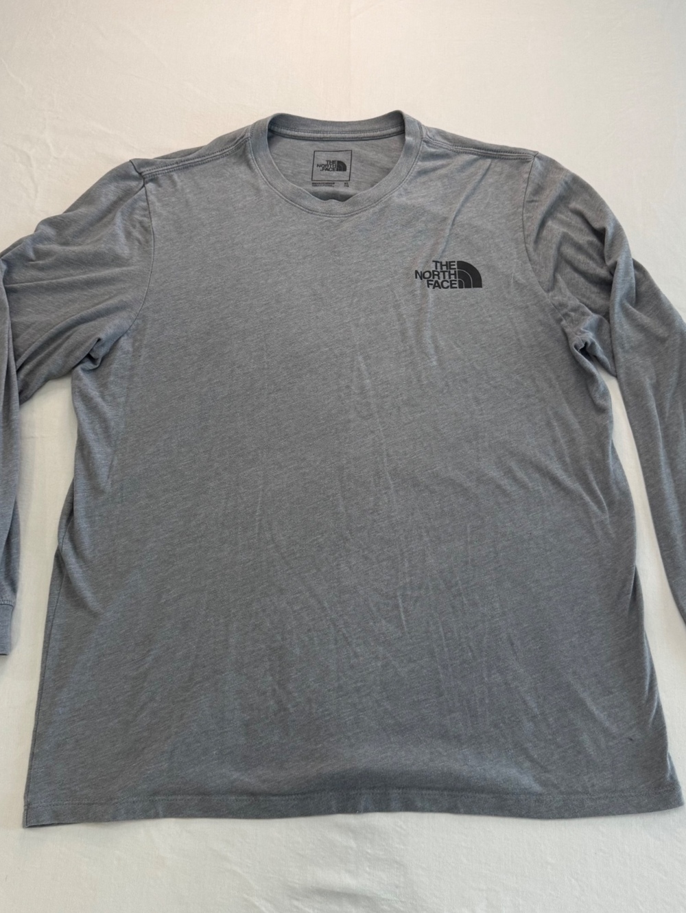 The North Face Walls Are Meant for Climbing Long Sleeve T-Shirt XL Gray Graphic